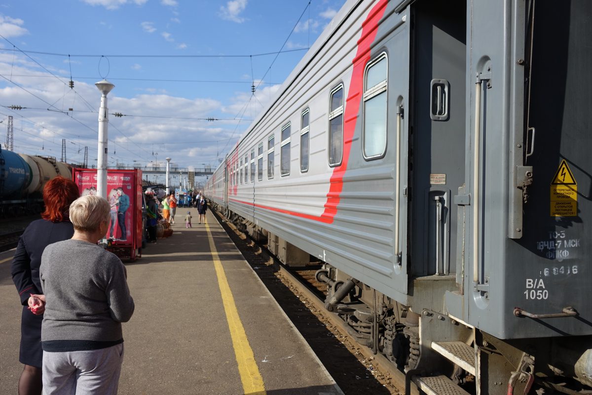 Unterwegs in der Transsibirischen Eisenbahn