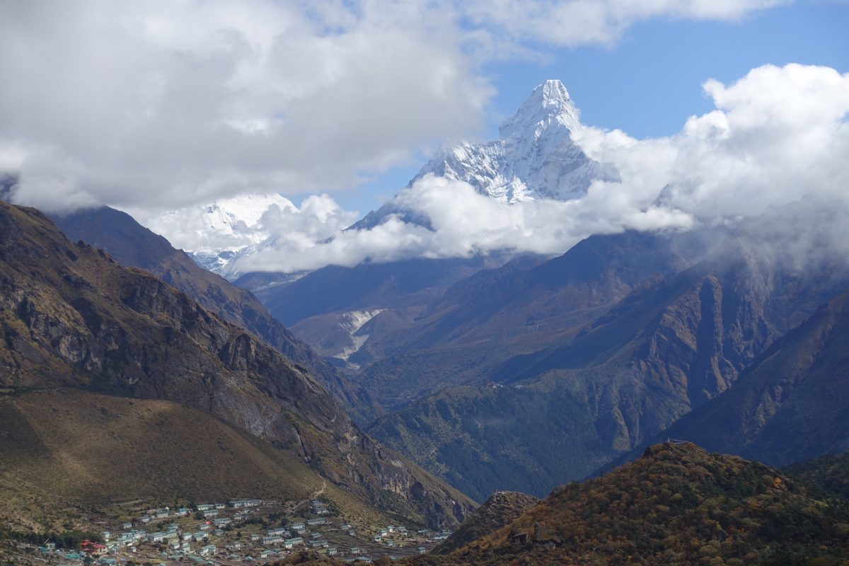 Das grüne Tal und die Ama Dablam