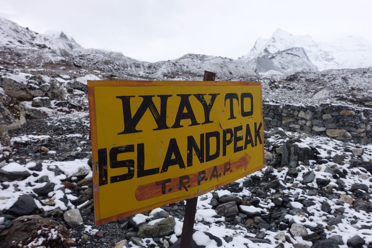 Auf einer Insel im Himalaya